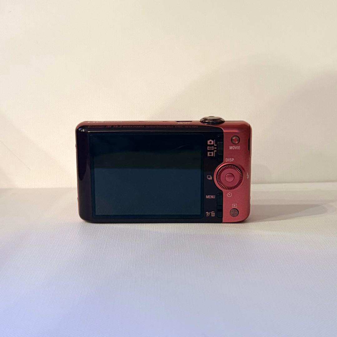 ソニー sony Cyber-Shot DSC-WX100 ピンク コンデジ