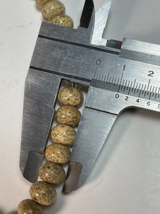 念珠 数珠 数珠 仏教美術 星月菩提腕珠 マンモス玉天然水晶玉隔珠 中古美品