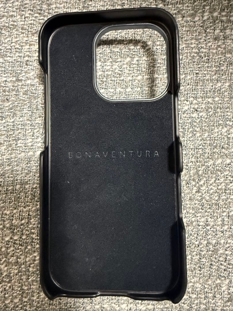 BONAVENTURA iPhone16Proケース　スナップボタン付き