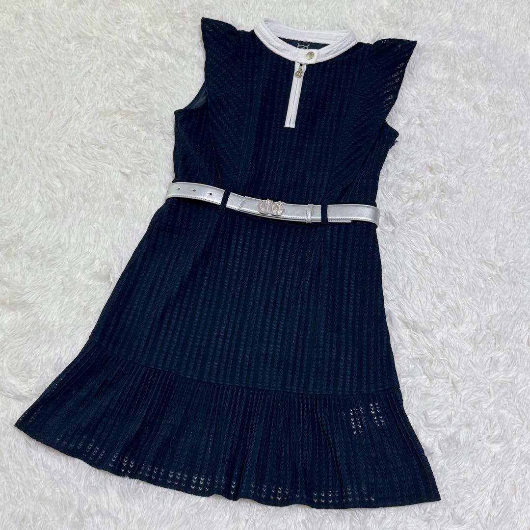 【極美品】完売品 CELFORD GOLF フリルワンピース ベルト 3点セット