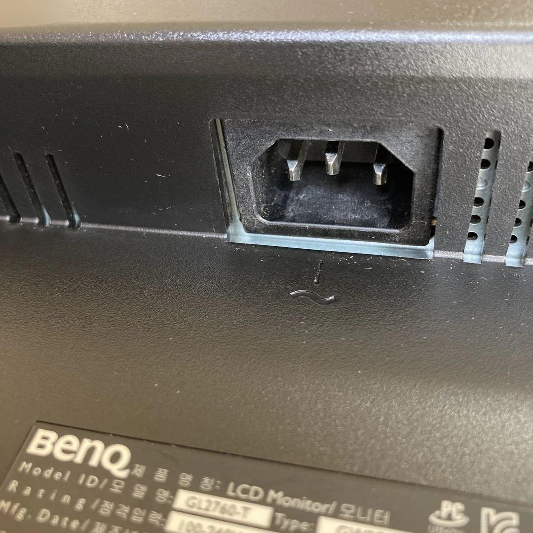 BenQ GL2760-T ディスプレイ 本体 電源ケーブル付き