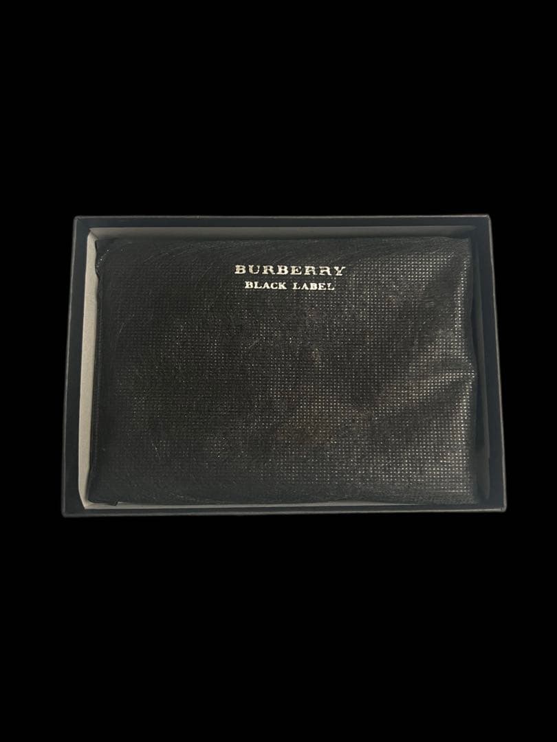 D　BURBERRY BLACK LABEL カードケース 名刺入れ