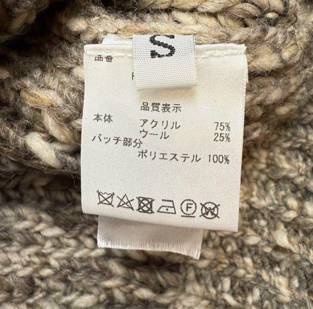 ARIES アリエス　ドローストリングコードニットセーター プルオーバーニット