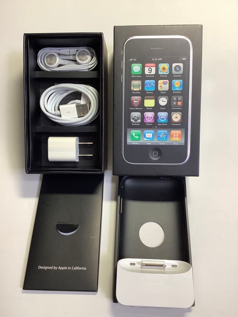 Apple iPhone3GS黒16GB今では貴重なフルセット（望遠セット付き）