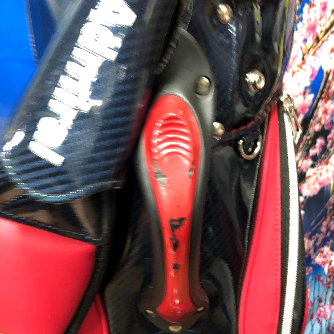 寶BV-1122 アドミラル ADMIRAL キャディバッグ レッド カート式