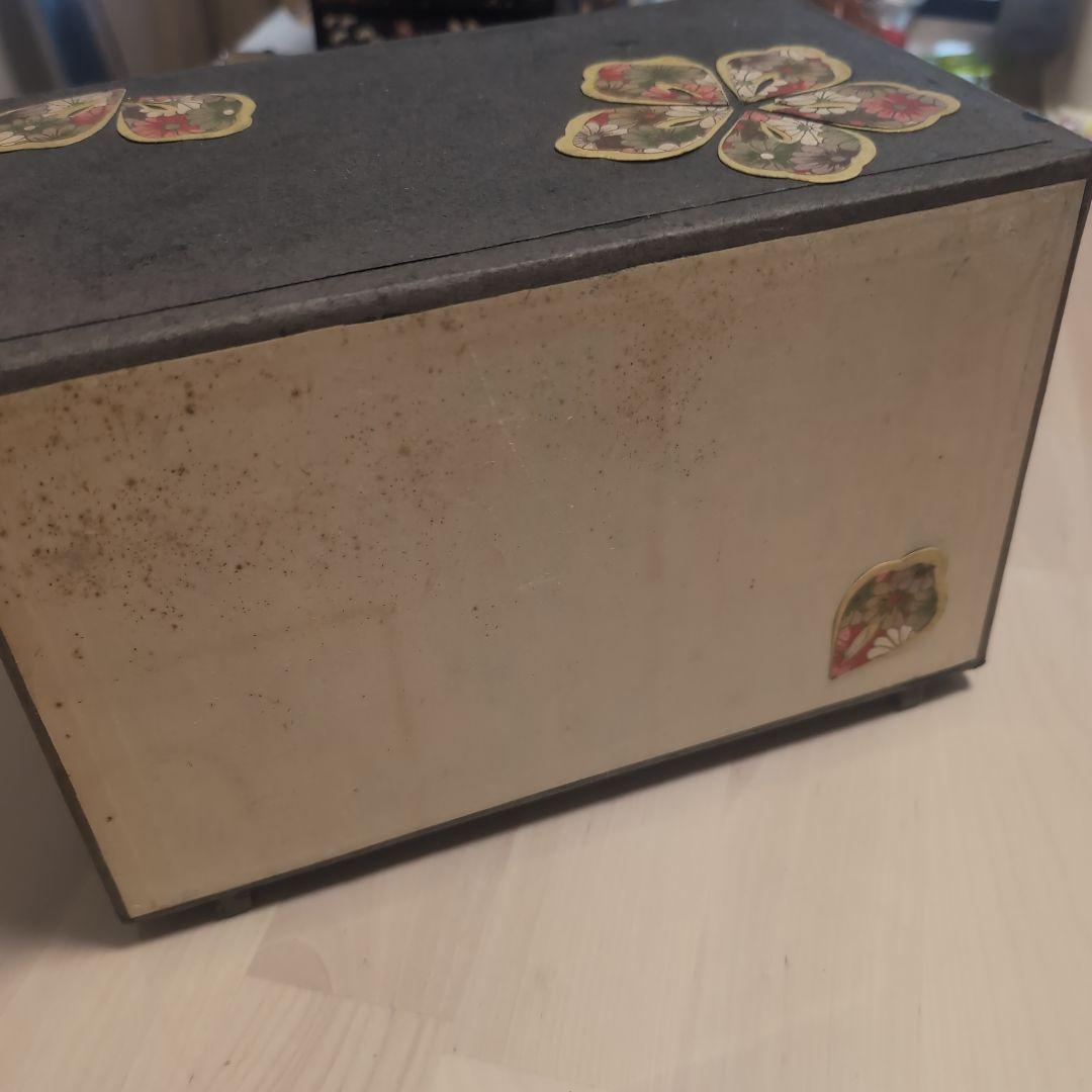 花柄2段小物入れ