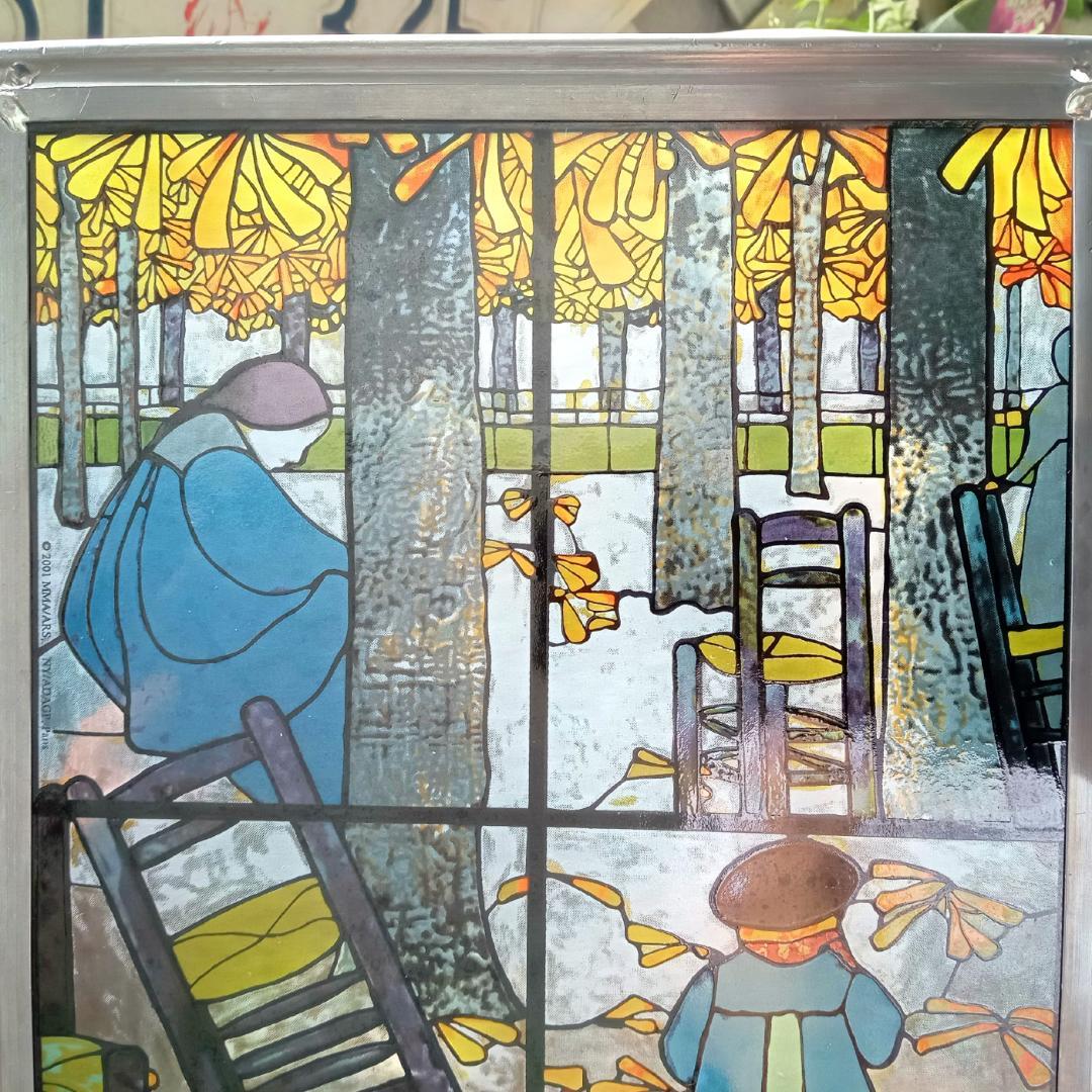 ルイスCティファニー ステンドグラス グザヴィエ 庭 グラスマスターズ社