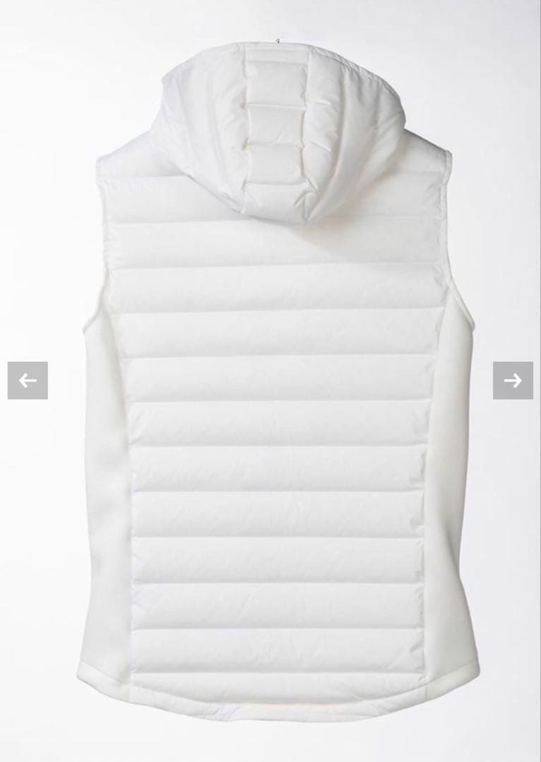 1PIU1UGUALE3 GOLF ダウンベスト セットアップ 白 Ⅳ 4
