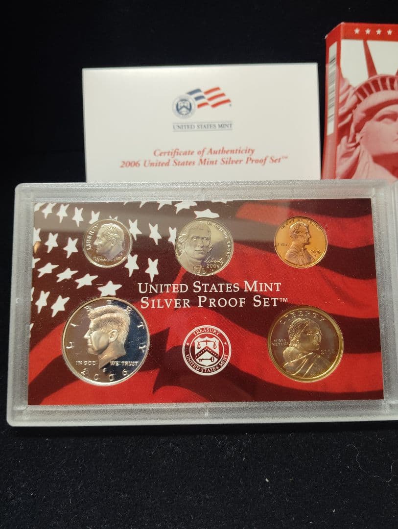 2006年 アメリカ 50州記念銀貨 シルバープルーフセット