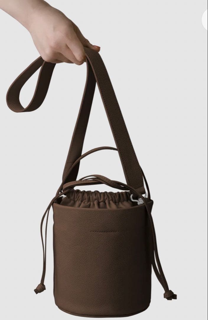 バッグ thehighlights pot large wood brown