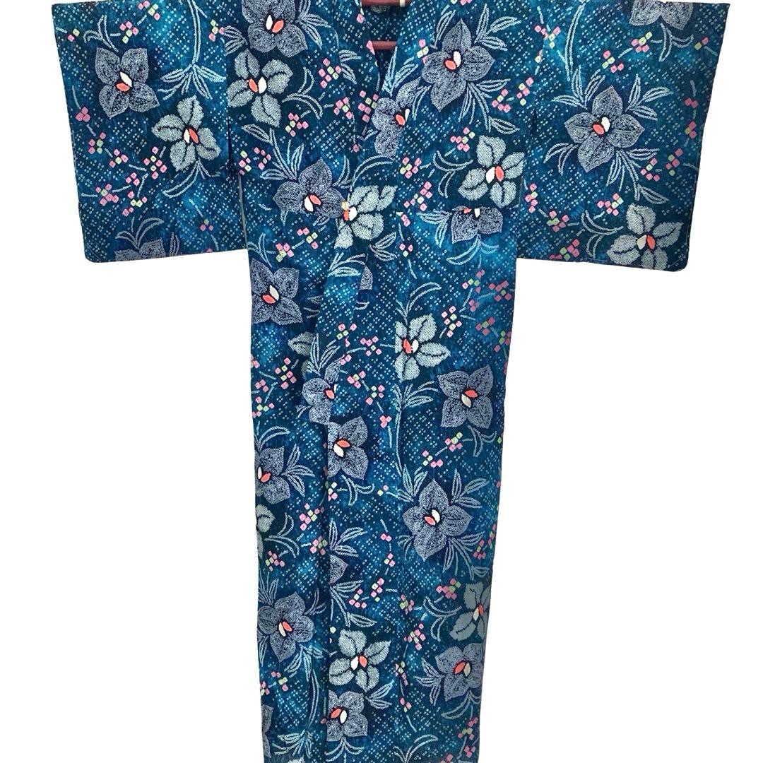 ™️20 ★ピョコです★有松絞り　未使用品　絞り染め　絞り浴衣　浴衣