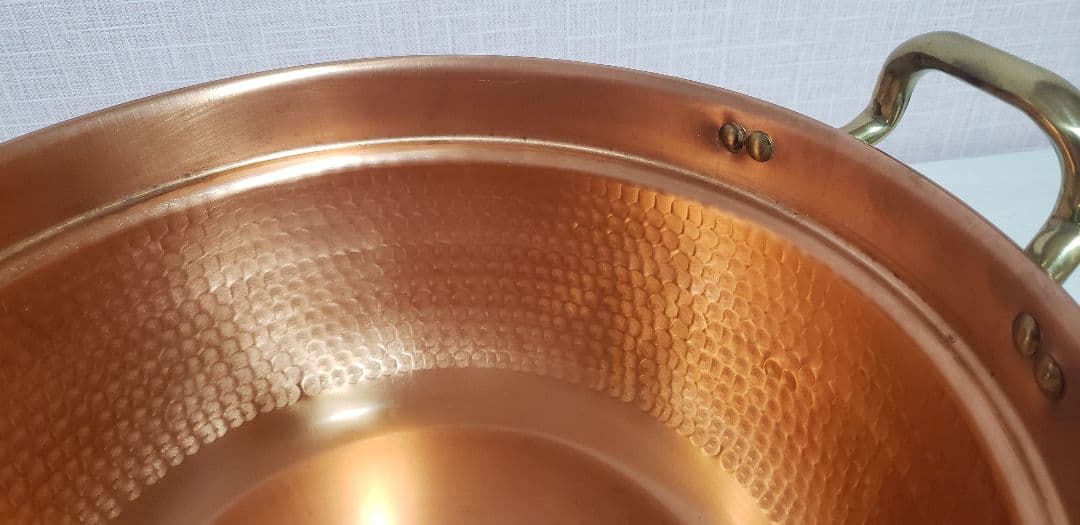 銅鍋 両手鍋 33㎝ SW 銅