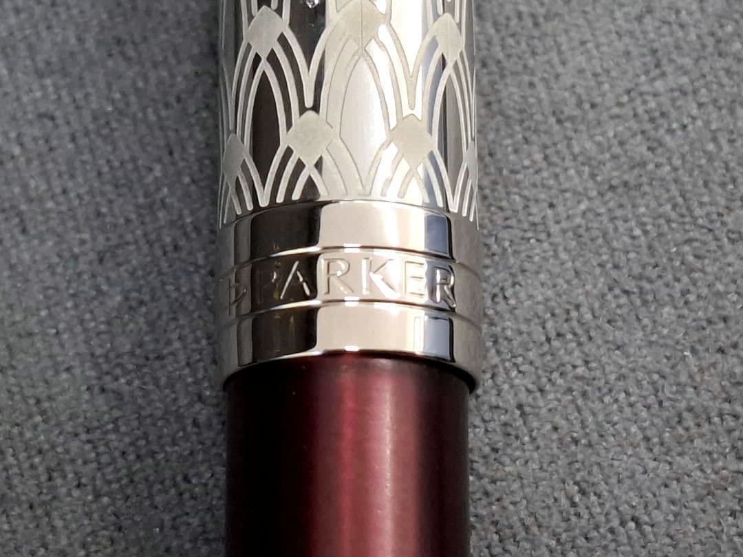 ほぼ未使用　パーカー　PARKER　ソネット　プレミアム　メタル&レッドCT