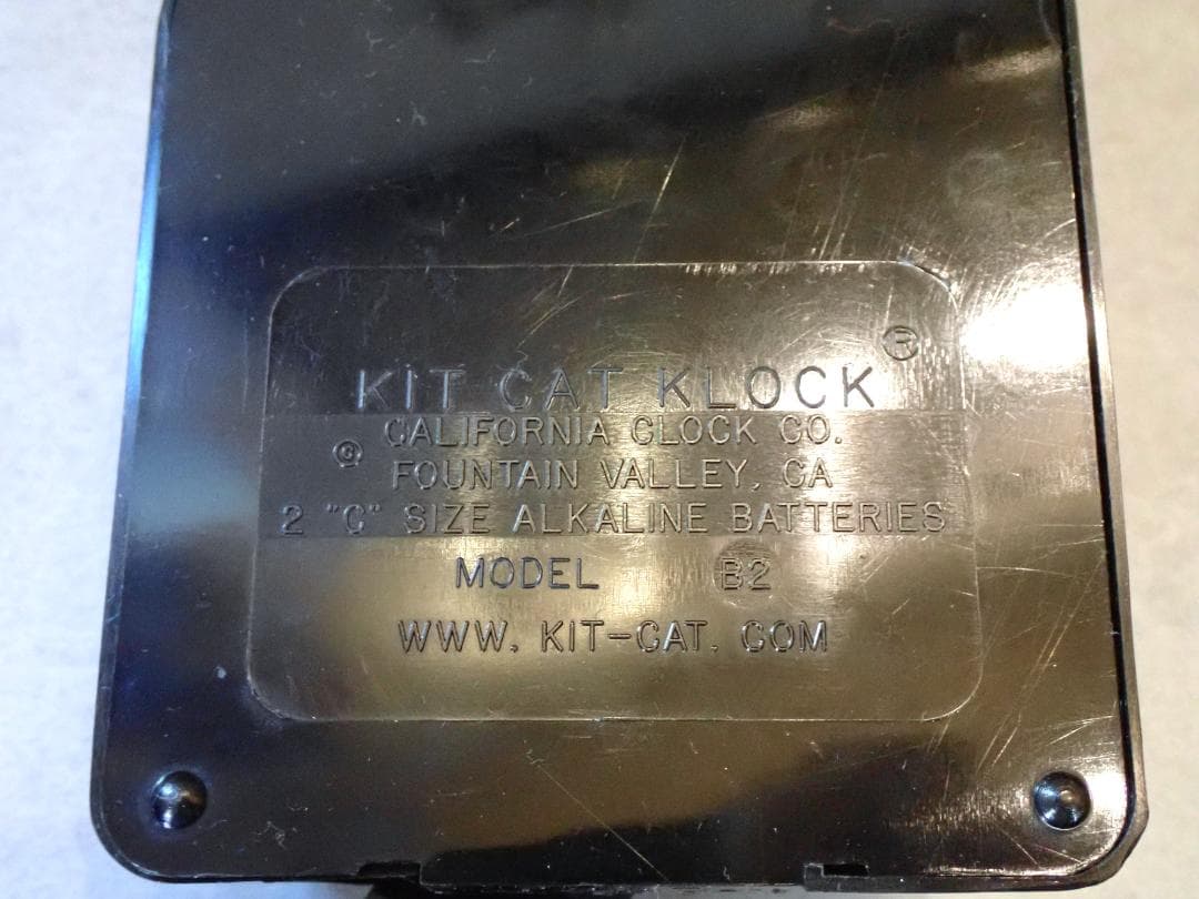 kit cat clock ビンテージ壁掛け時計(ジャンク品)キャット&ドック