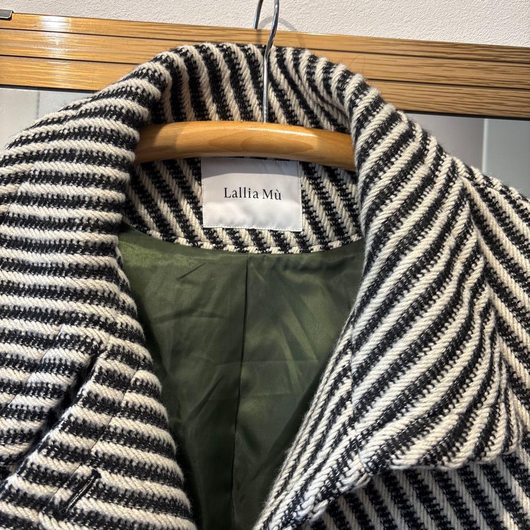 Lallia Mùのウールツイードショートコート35200円
