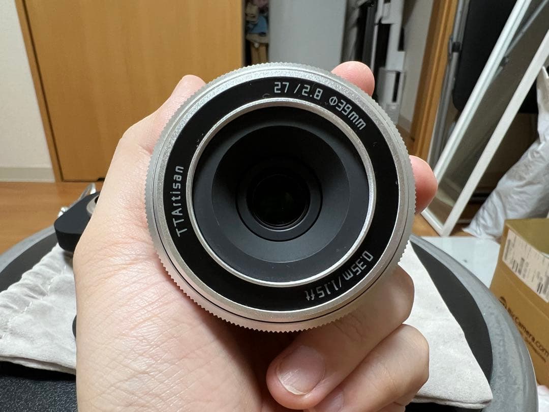 TTArtisan 27mm f2.8 富士フイルムXマウント シルバー
