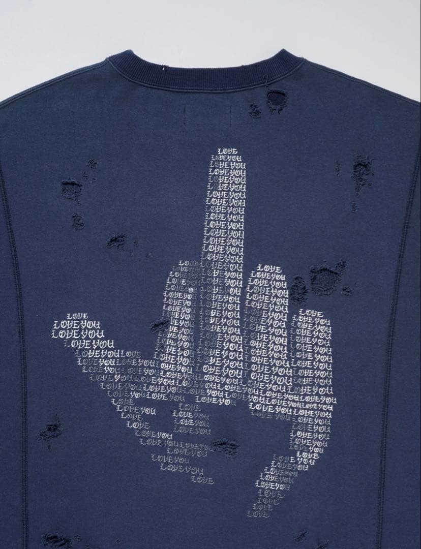 DELUXE×TSY FxxK OFF Sabotage // NAVY