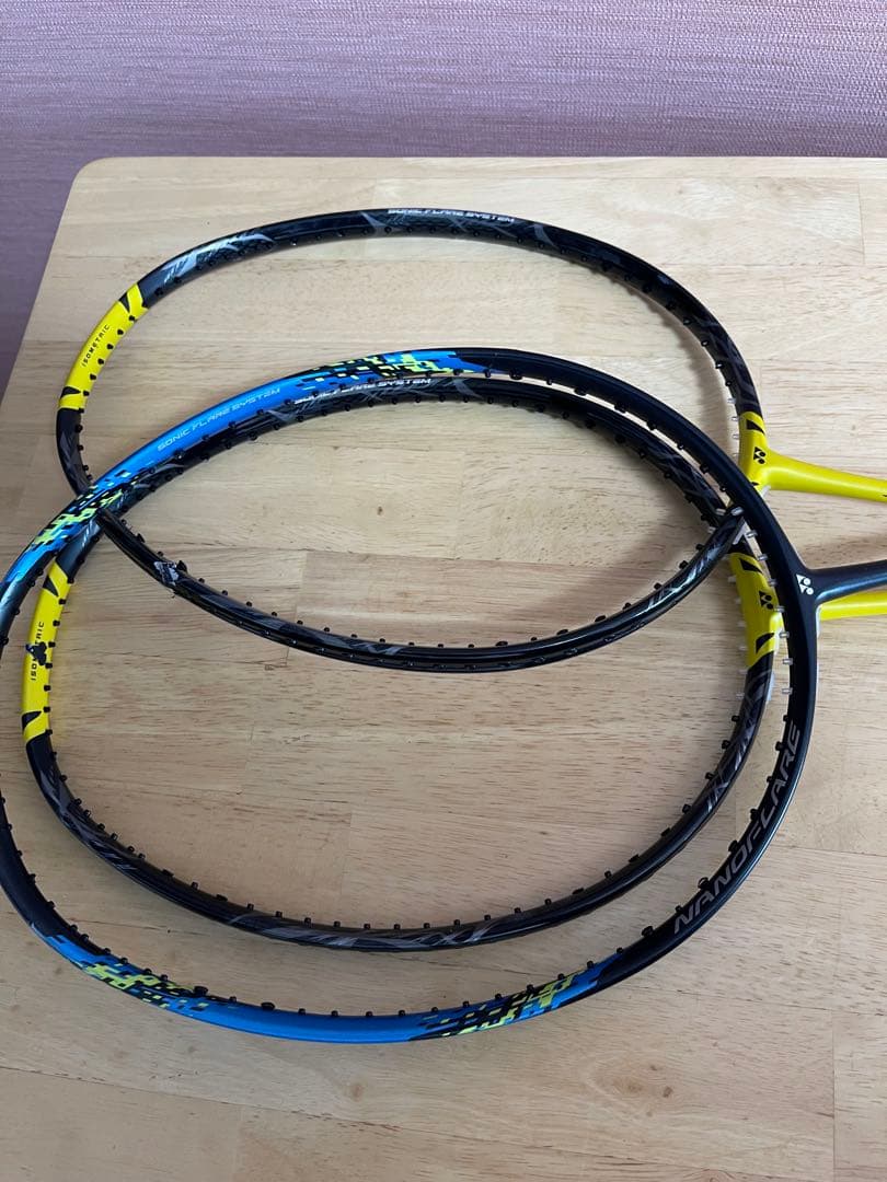 バドミントンラケットジャンク品　ナノフレア１０００Z ナノフレア700