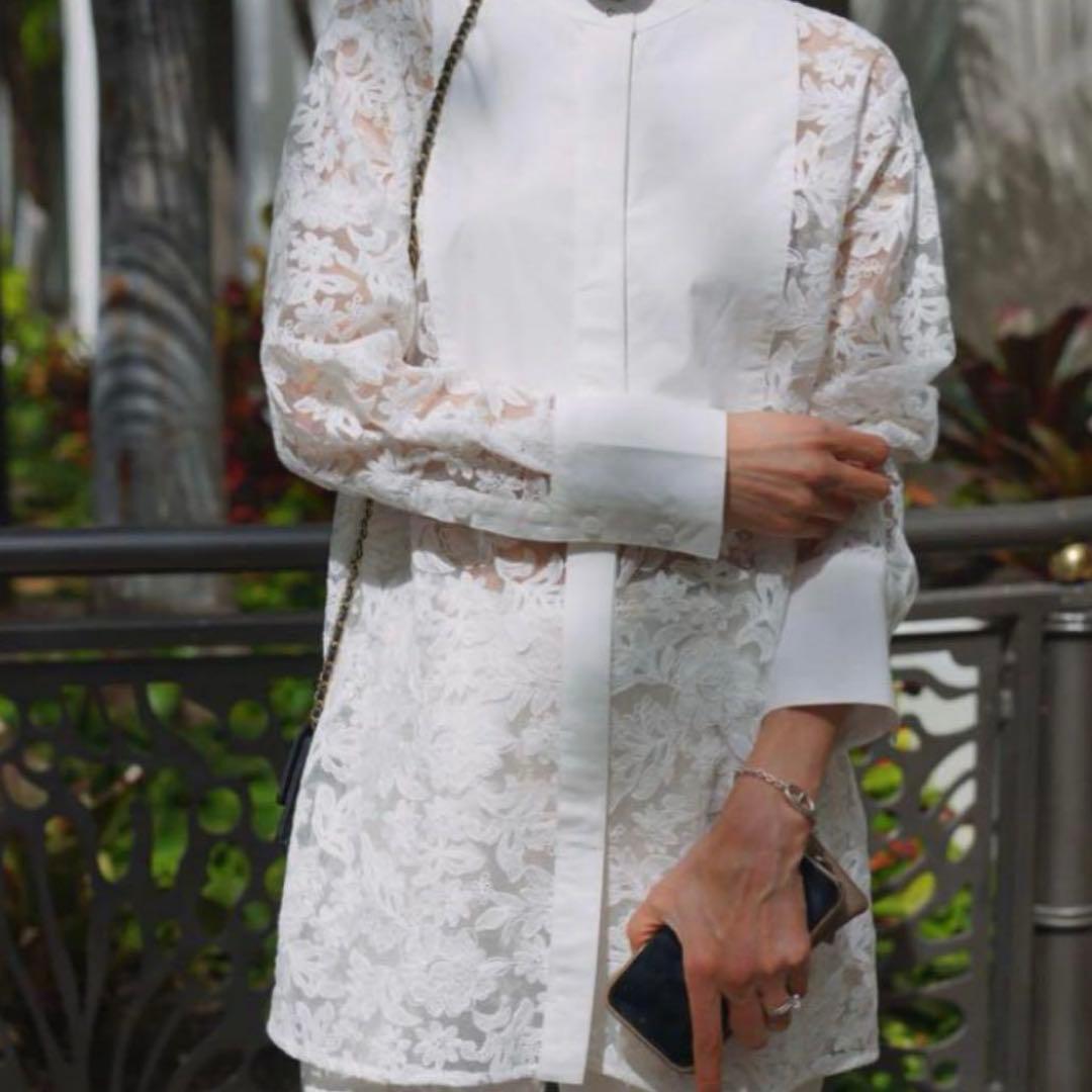 ELLIE スタンドカラーシャツ