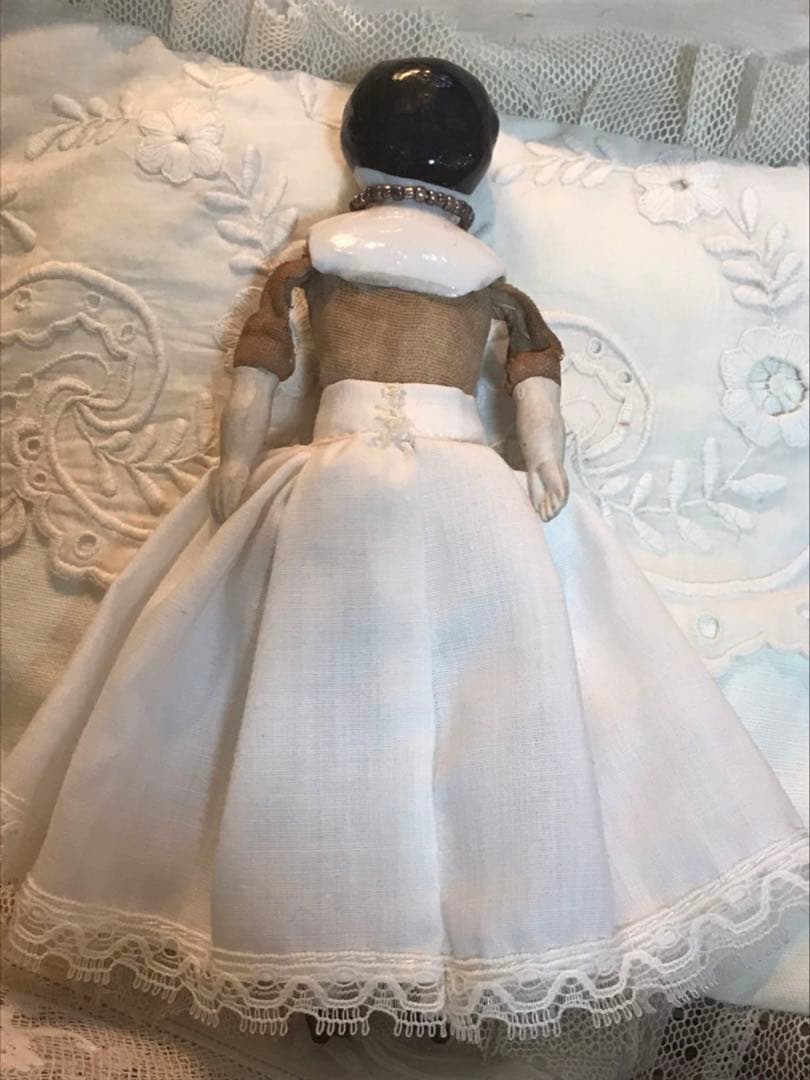 【あんちゃま】アンティーク　美しい佇まいをしたチャイナヘッドドールさん