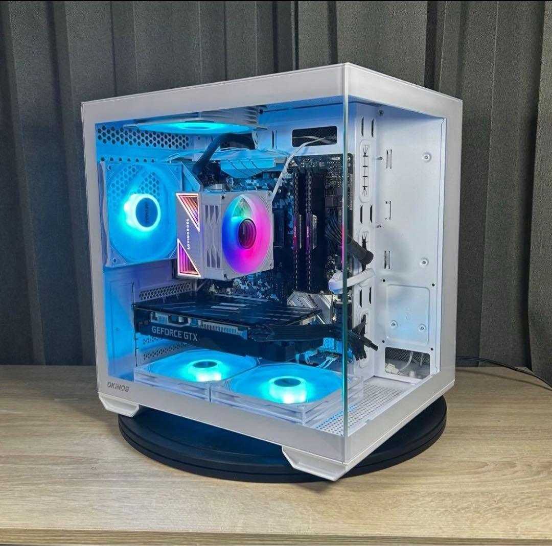 超高性能 光る 白ゲーミングPC Ryzen GTX1660 Windows11