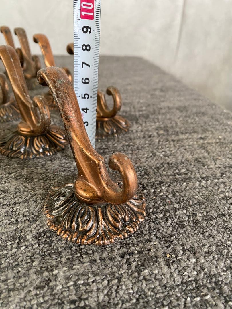 フック　25個　コート掛け　壁掛けフック　金具　カーテンフック　アンティーク