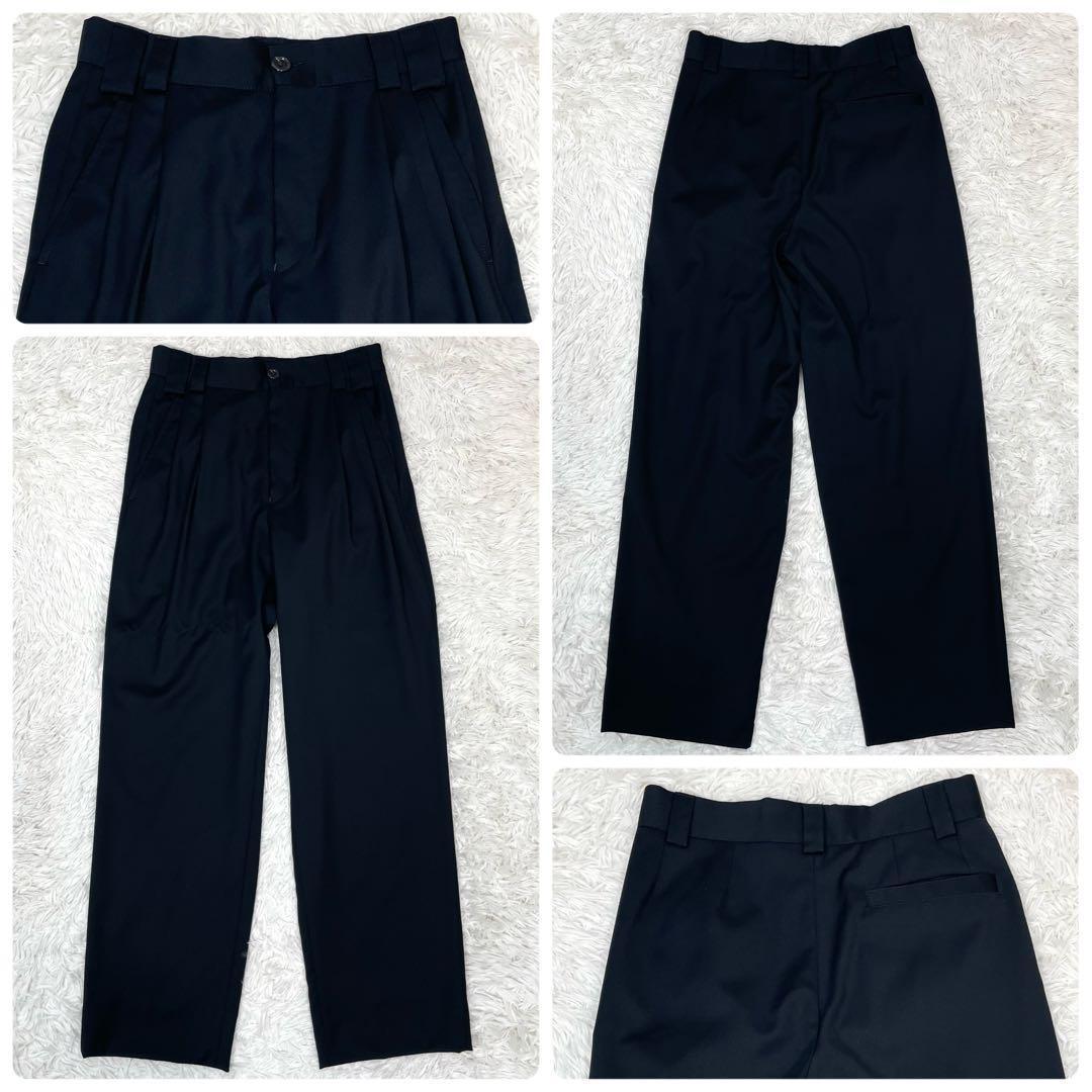 美品✨ヴェルサーチ スーツ セットアップ ストレッチ 裏地メデューサ 背抜き 黒