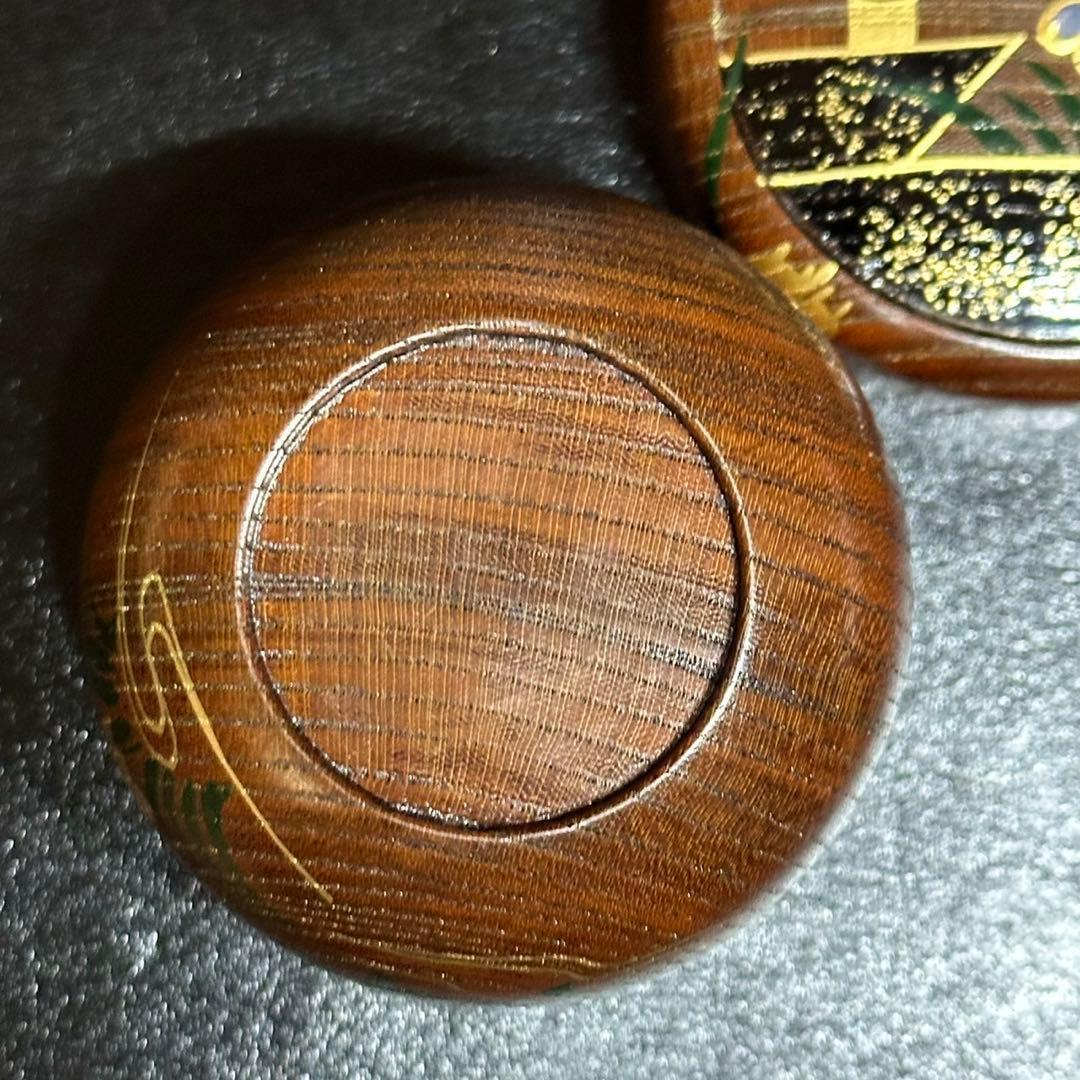 ★茶道具/木地棗！欅摺漆八ッ橋/螺鈿 蒔絵棗『筑城 筑良』作！共箱/共布/栞付★