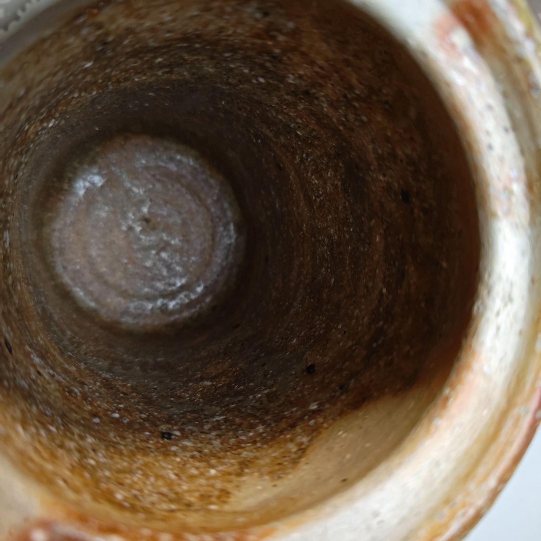 イ414 水指『杉本忠（瑞峯）作』『信楽　細水指　共箱』茶道具