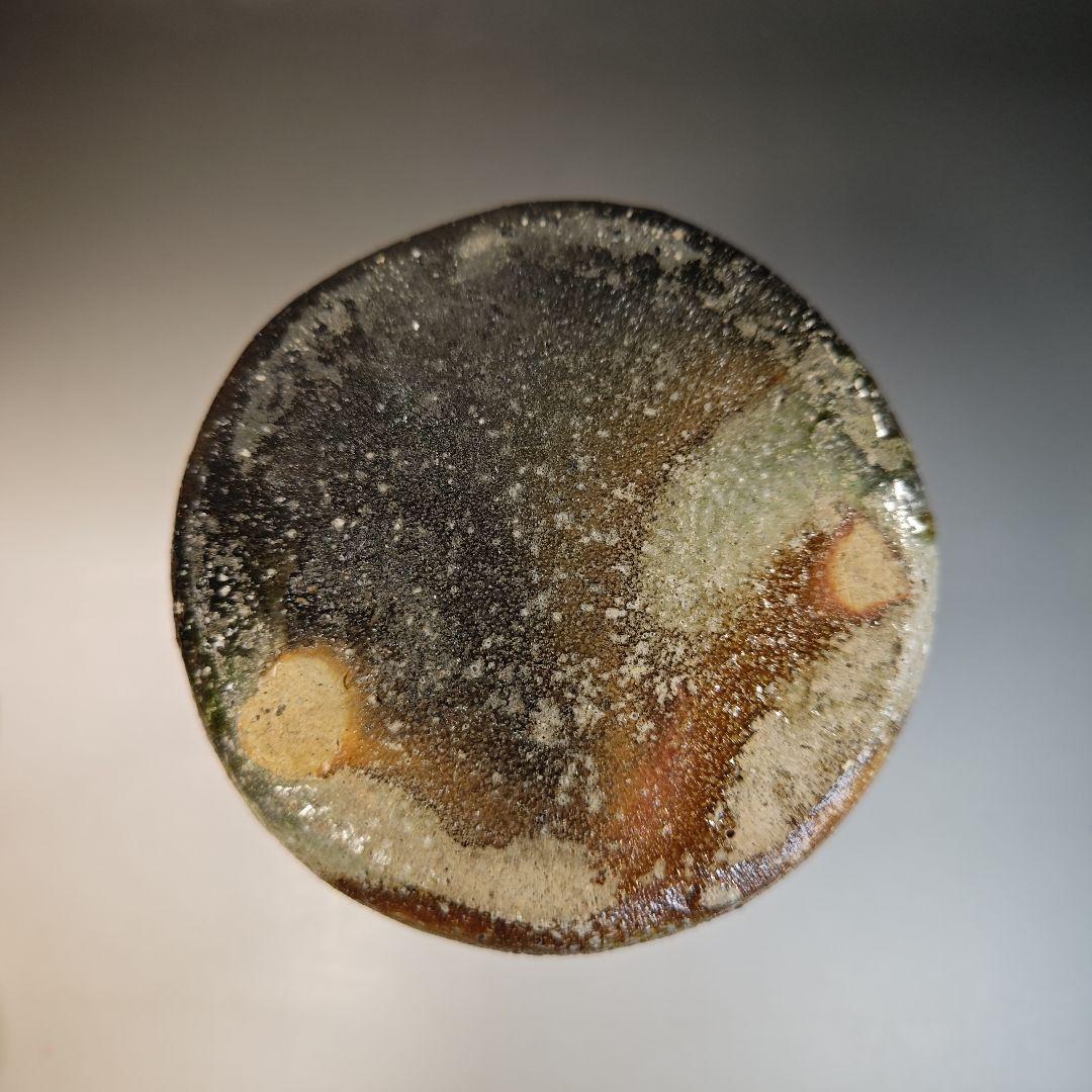 イ414 水指『杉本忠（瑞峯）作』『信楽　細水指　共箱』茶道具