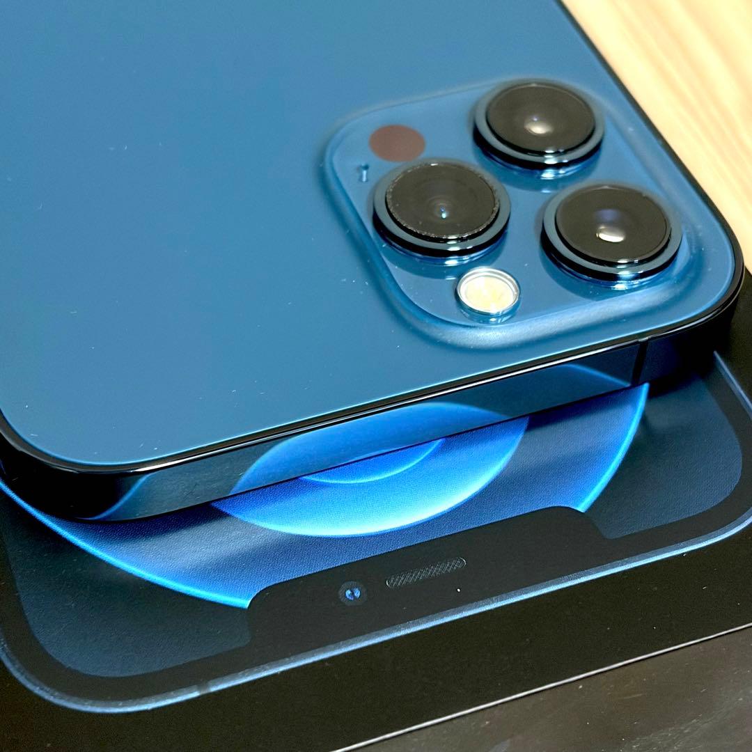【最大容量95％】iPhone12promax 256GB パシフィックブルー