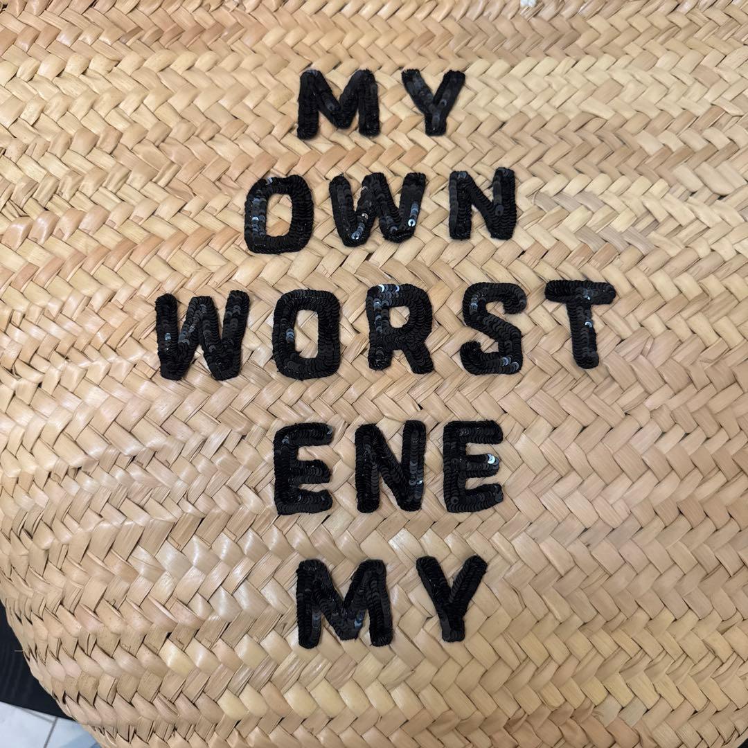 CELINE（セリーヌ）　ラフィアかごバッグ