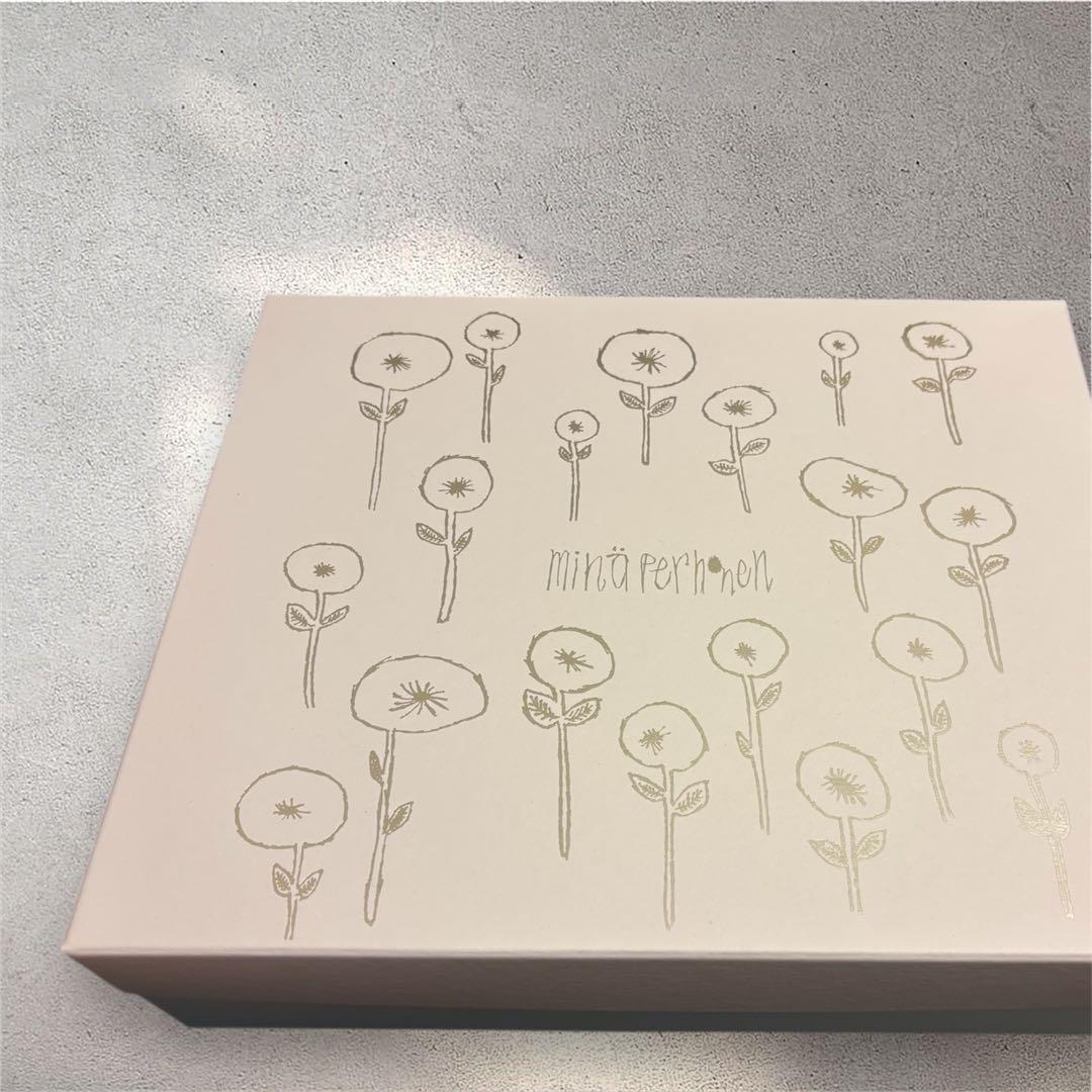 ◆ミナペルホネン ブランケット タンバリン ブラック XSサイズ ボックス入り