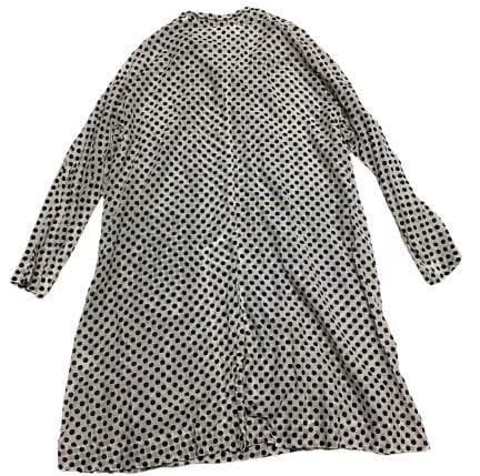 ヴェリテクール シャツワンピース LTD-001 コットン シルク ドット柄