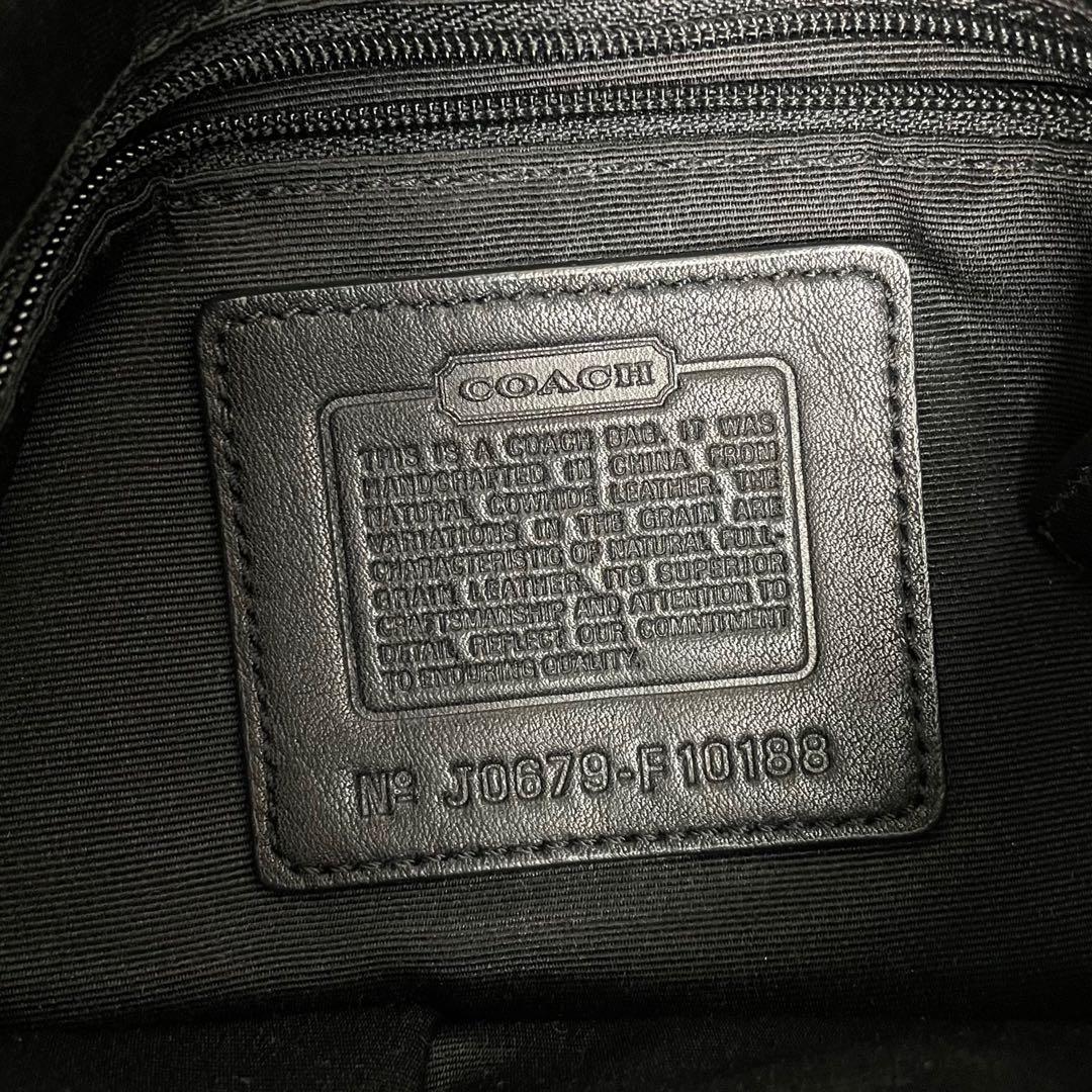 【超美品】COACH コーチ レザー ワンショルダー ソーホー ハーフムーン