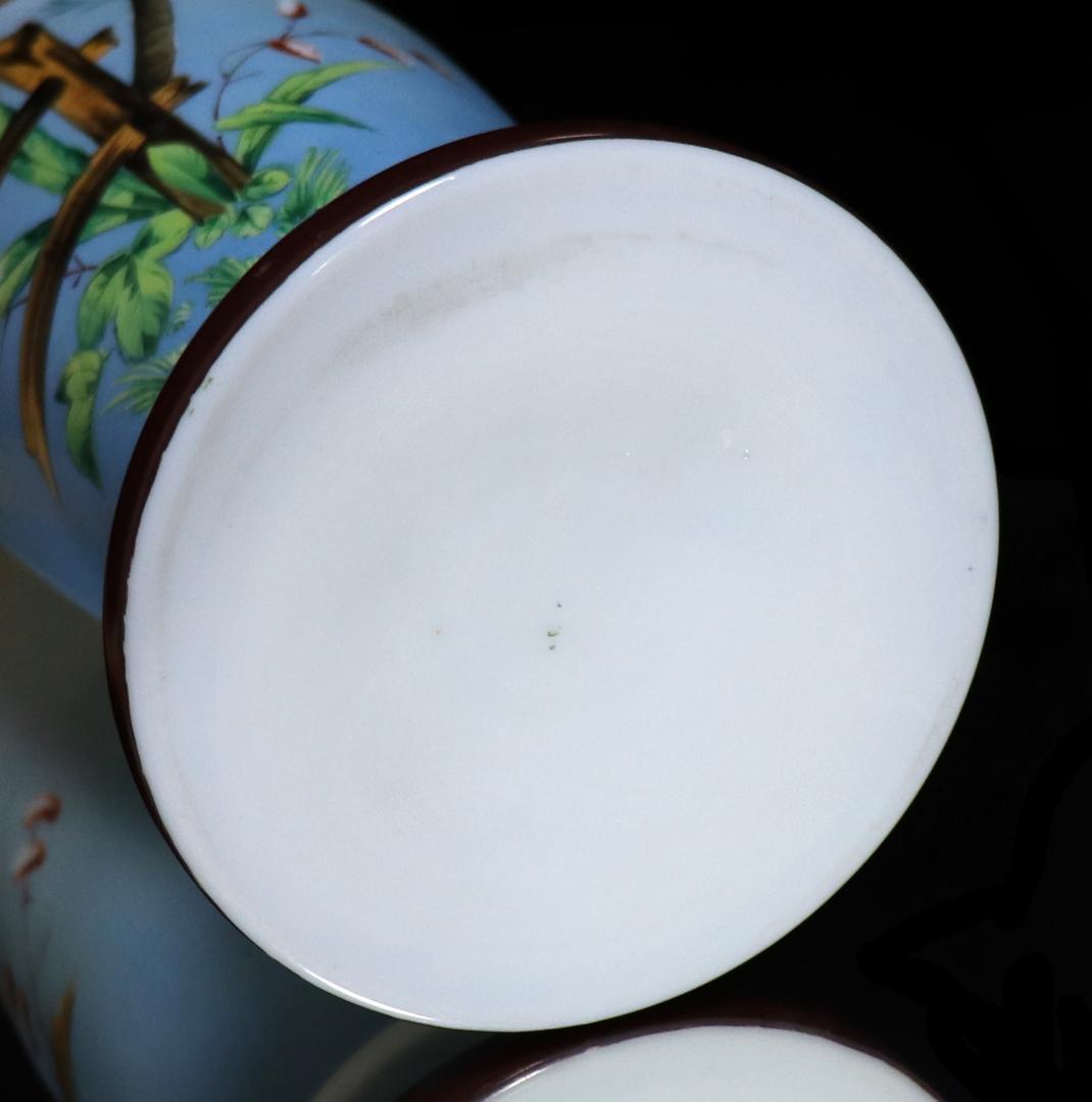 オールド・バカラ 極希少 31.3cm グラデーションオパーリンクリスタル製花瓶