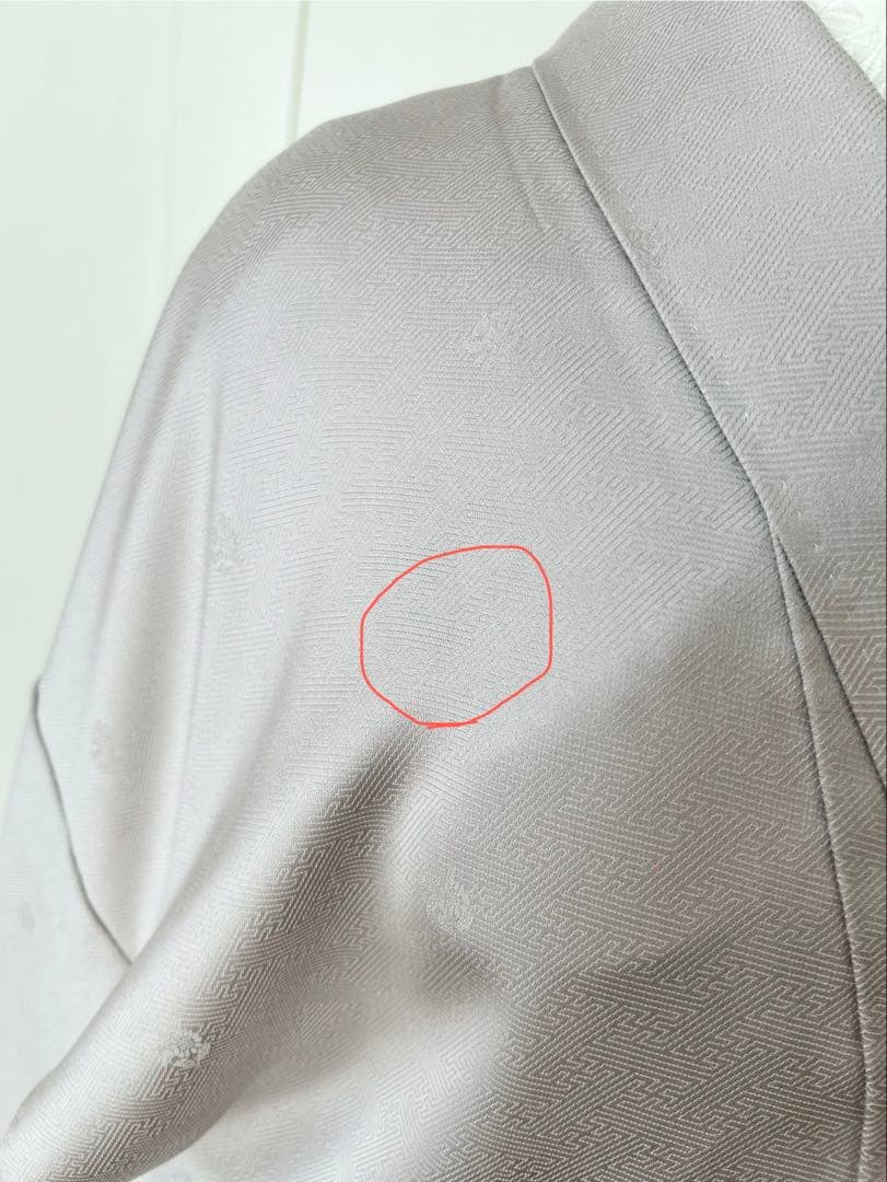 正絹訪問着　フルセット4点　卒業式　入学式　七五三　お宮参り　難あり