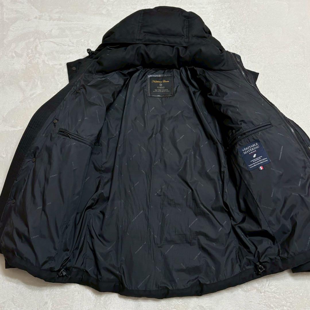 美品✨ ナノユニーバース　西川ダウン　G2 ダウンジャケット　ブラック　M