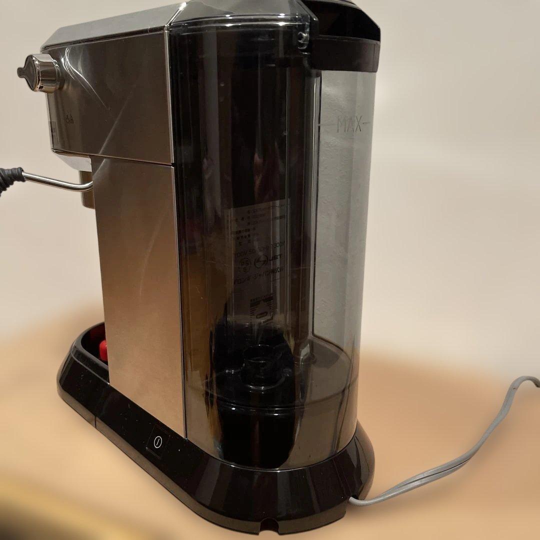 De'Longhi エスプレッソマシン シルバー/ブラック