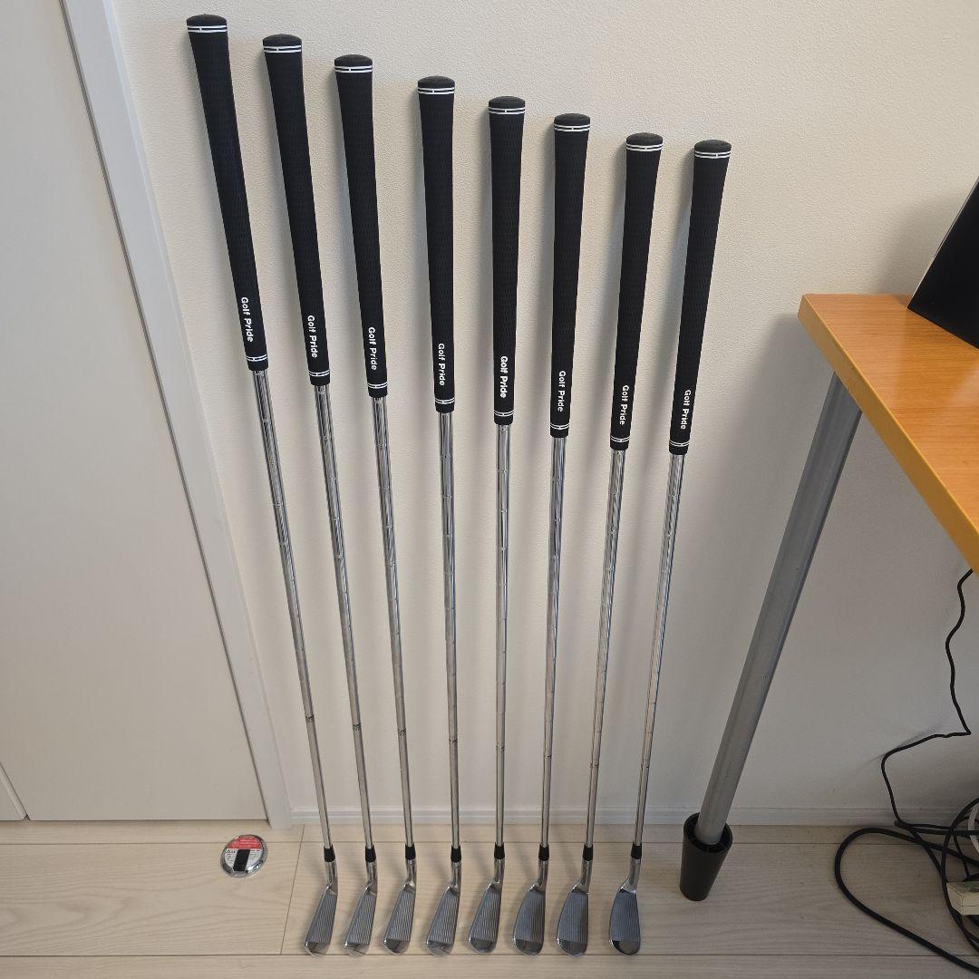 タイトリスト 681 X100 3I〜PW 8本セット (グリップ新品交換済)