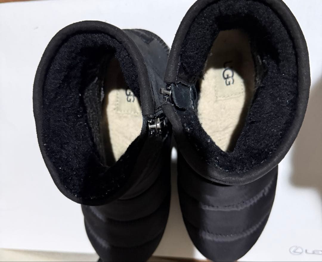 UGG ブラック ムートンブーツ スノーブーツ リッジミニ Rigde Mini