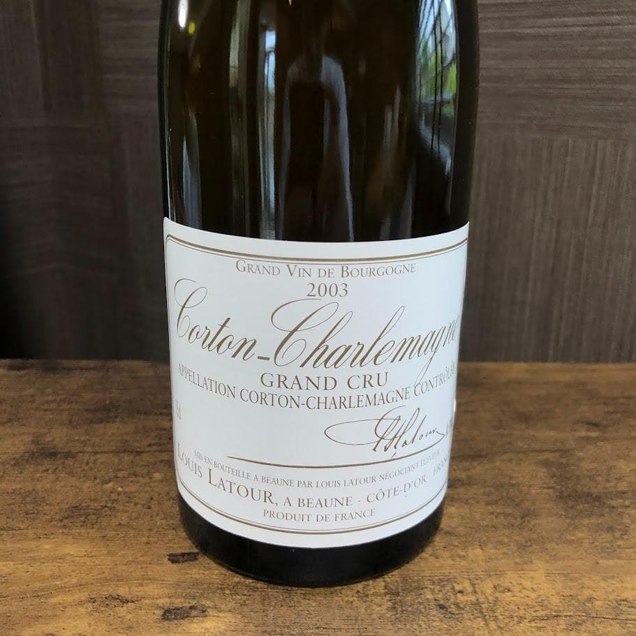 コルトン・シャルルマーニュ ルイ・ラトゥール 2003 / 750ml