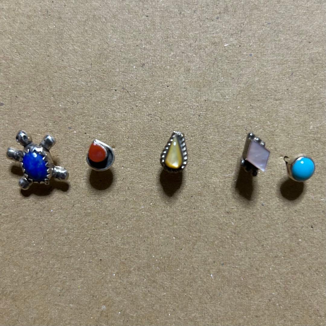 【最終価格】インディアンジュエリー ナバホ族 ズニ族 ピアス