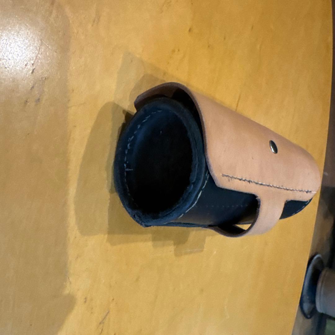 ゴルフポーチ　ハンドメイドレザークラフト