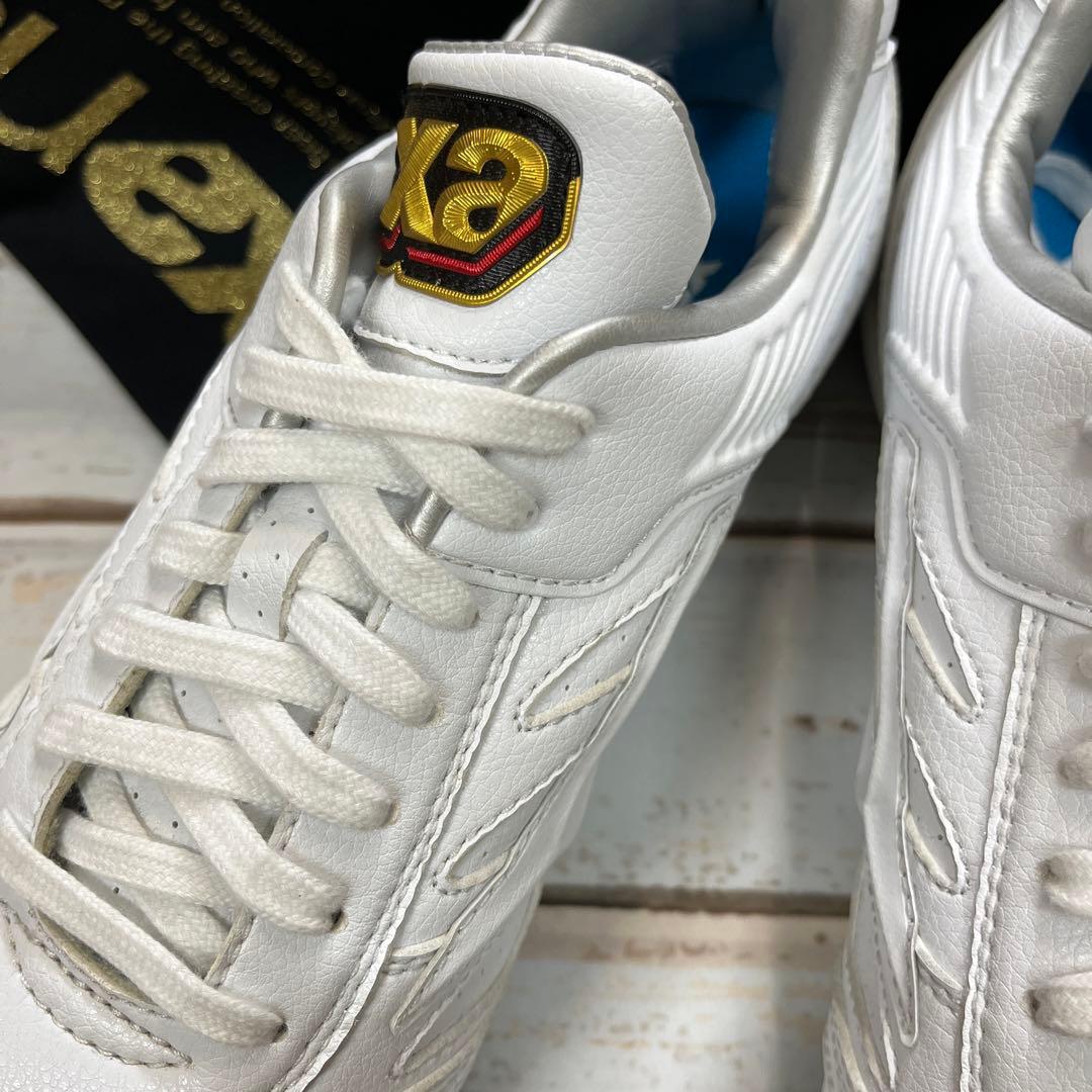 Xanax 紐式樹脂底スパイク　白　27.0㎝　新品