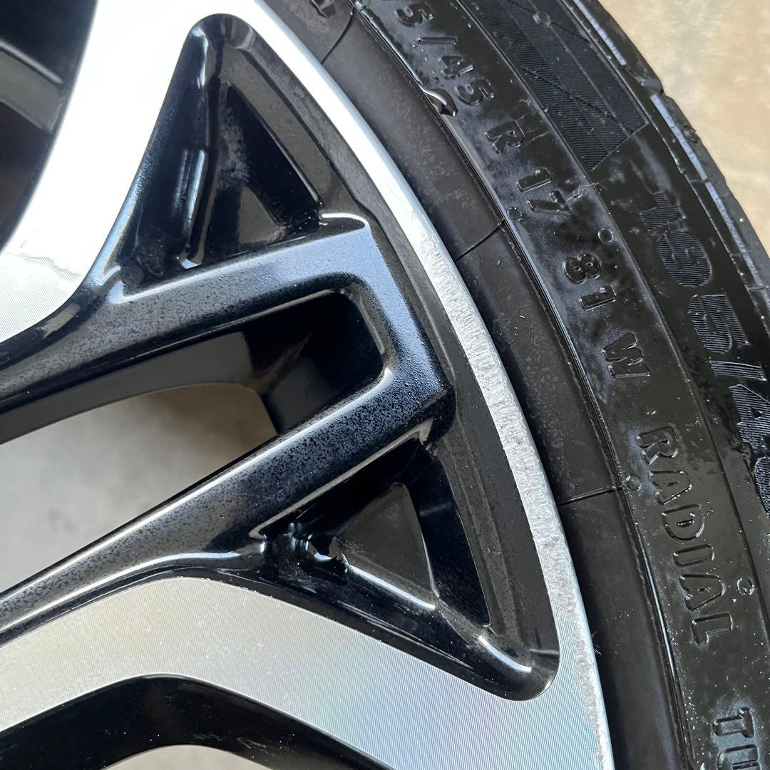 送料込 ZC33 スイフトスポーツ 純正アルミ 4本セット195/45R17