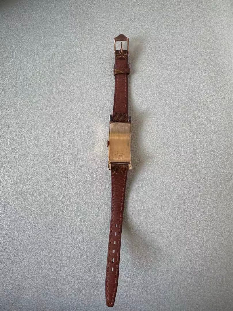 「美品」GRUEN CURVEX 腕時計 ピンクゴールド/カッパー
