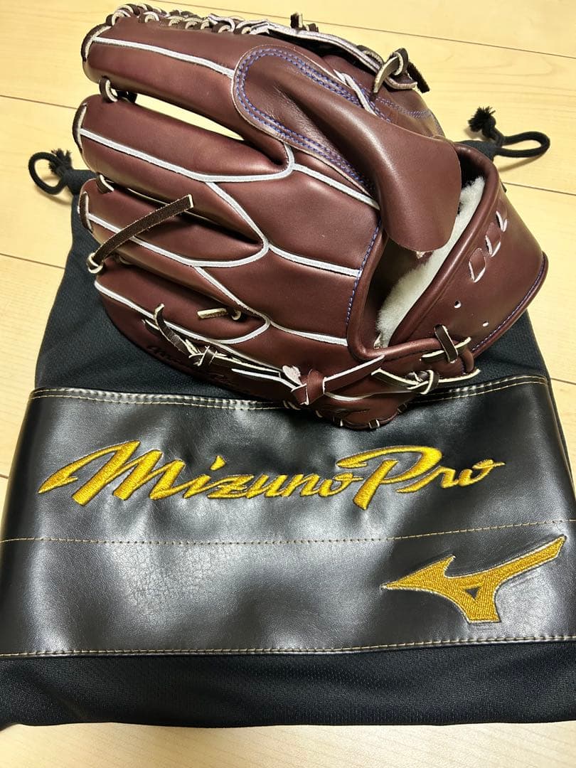 【限定】Mizuno Pro 硬式グローブ 専用袋付き