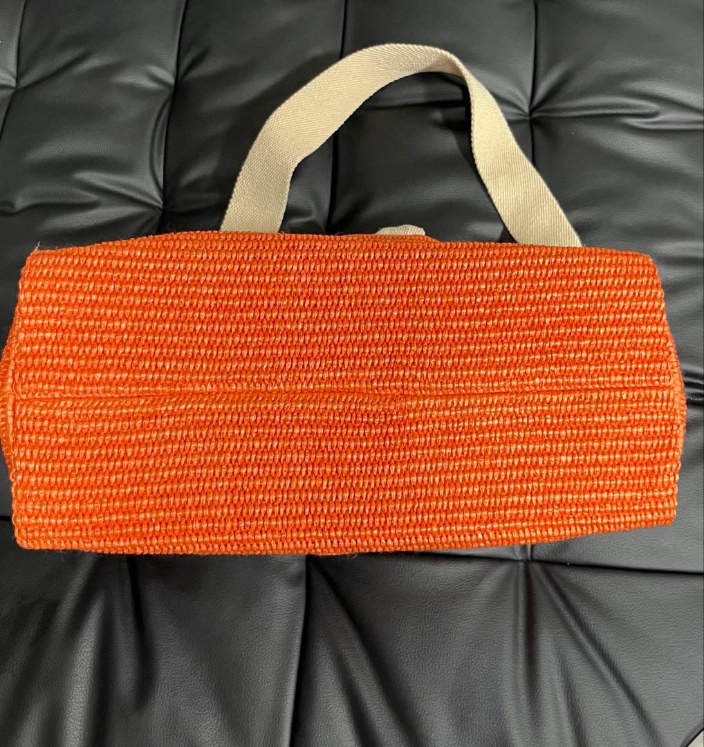 【8/6まで販売】MARNI オレンジ トートバッグ