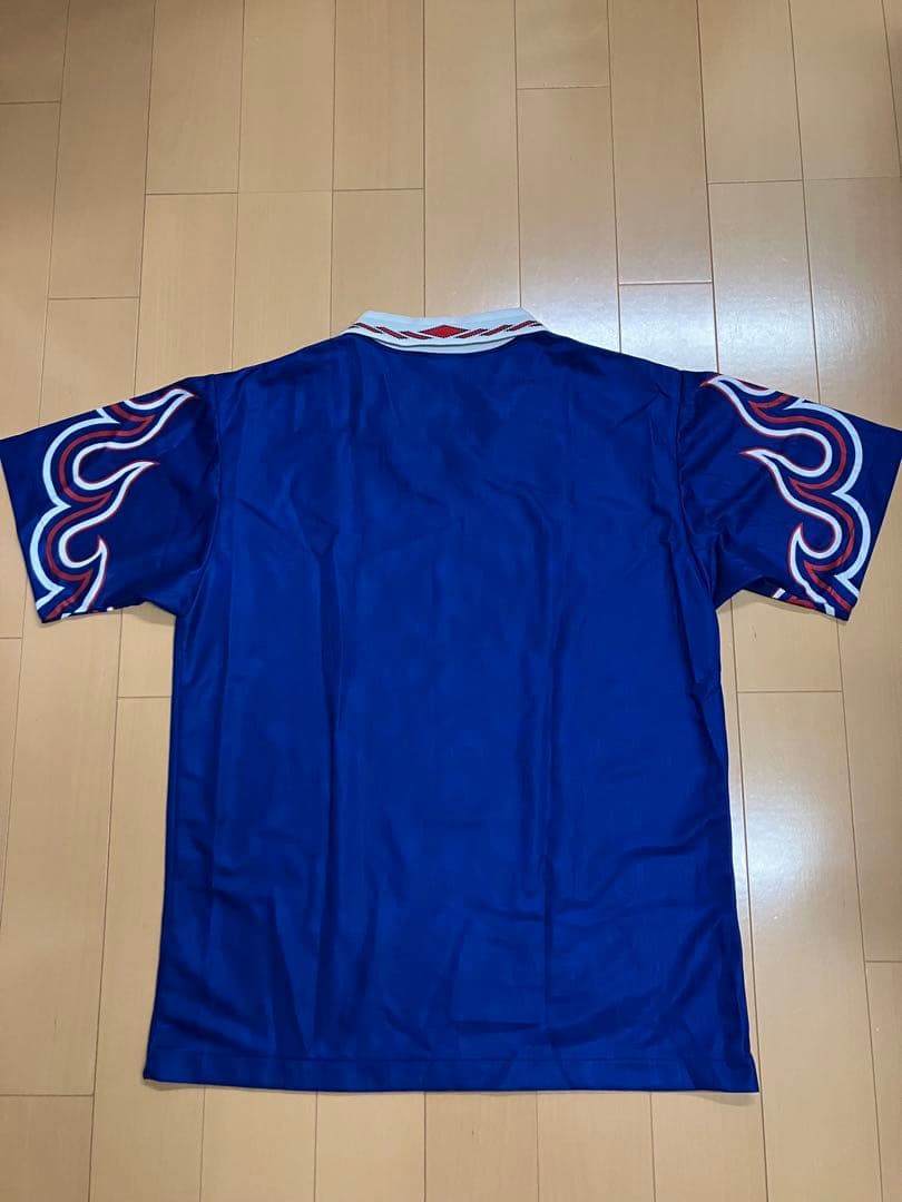 サッカー　日本代表　当時　ユニフォーム　Jリーグ　FIFA ワールドカップ　赤炎